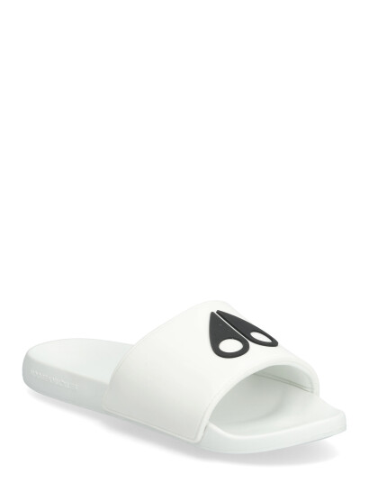 Moose Knuckles Logo Icon Sport Slide White S Moose Knuckles Logo Icon Sport Slide White S
