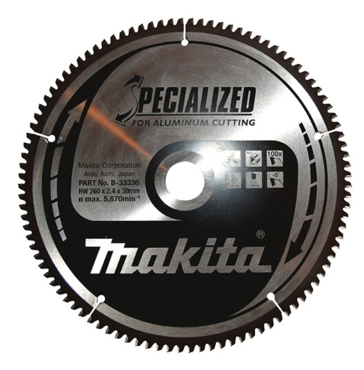 Makita B 33336 Sirkelsagblad 260x30x100T