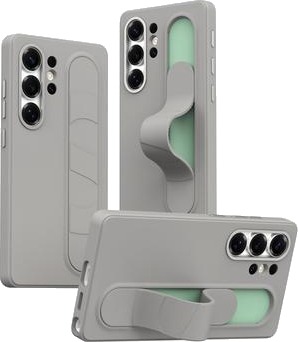 Samsung Galaxy S25 Ultra Smart hybrid deksel med stående grep   titangrå