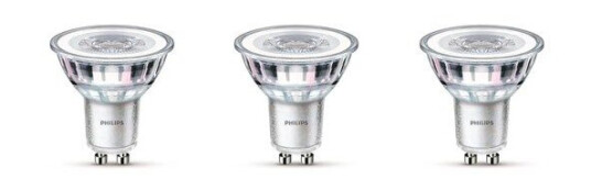 Philips LED-lyspære LEDClassic 4.6W/827 (50W) 3-pack GU10