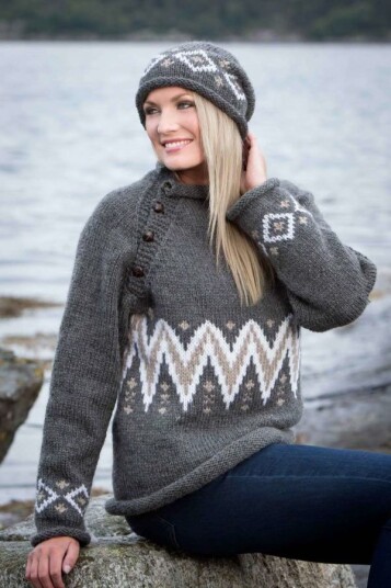 Viking Garn 1411 04 Genser Og Lue