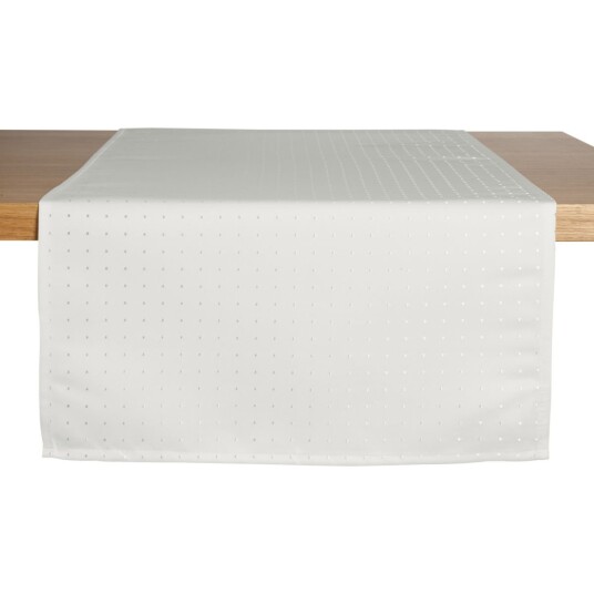 Erwin MBordløper Nito 50x130 cm (BxL) Hvit Rektangulær