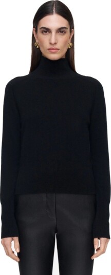 Joseph Oxna light pure cashmere high neck jumper XS sort dame Joseph Oxna light pure cashmere high neck jumper XS sort dame