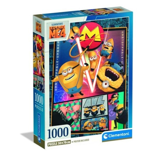 Clementoni Puslespill 1000 Brikker Grusomme Meg 4