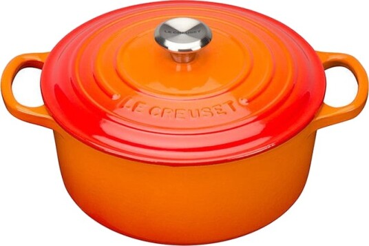 Le Creuset Signature støpejernsgryte rund 22 cm vulcanic