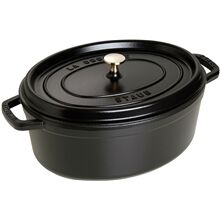 Staub Oval gryte 6,7 L Sort 1721247-02-0 1721342-01-0