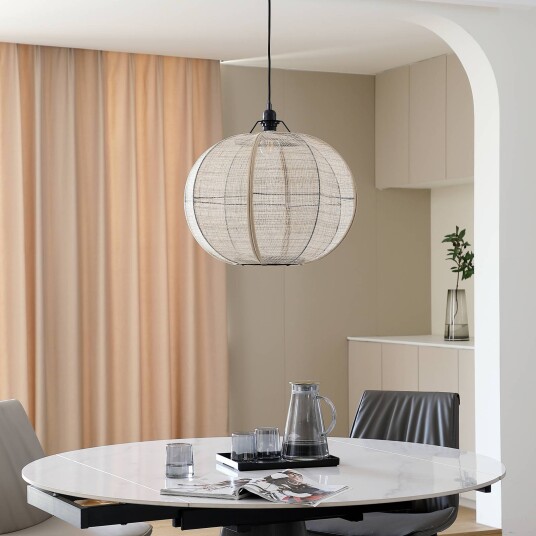 Lindby Aurinil pendellampe laget av lin Lindby Aurinil pendellampe laget av lin