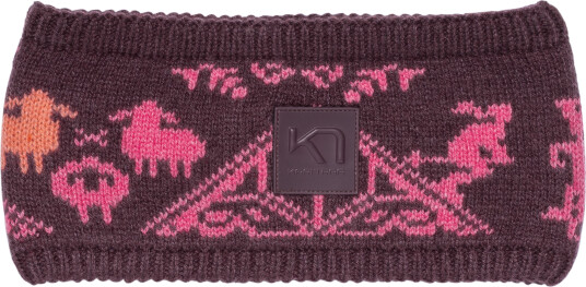 Kari Traa Women"s Saga Knit Headband Cocoa Powder, One Size