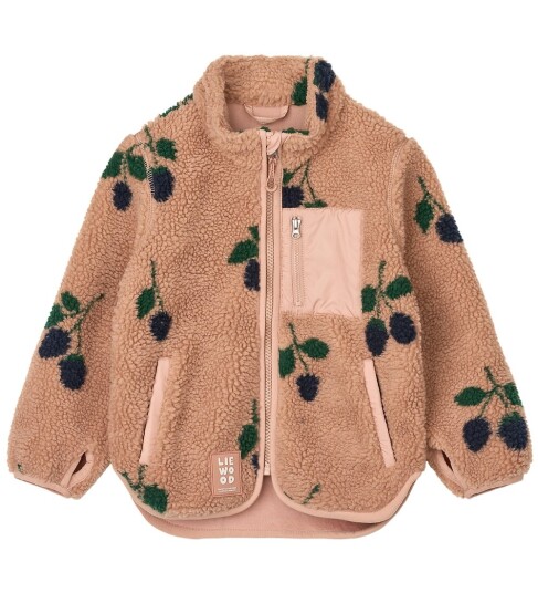 LIEWOOD Berry / Pale Tuscany Nolan Pile Jakke 116