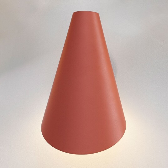 Vegglampe Vibia I.Cono dimmbar Rød Soverom Plast Moderne 28 Rød