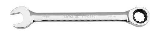 Yato 32 mm Kromvanadium Kombinasjonsnøkkel med Skralle 400 mm
