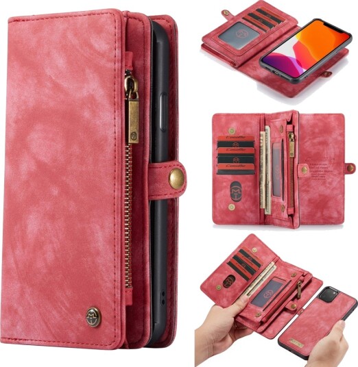 CaseMe Vintage 2-in-1 (iPhone 11 Pro Max) Rød
