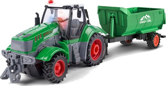 Bull Radiostyrt Traktor 1:24 2,4 GHz Fra 3 År