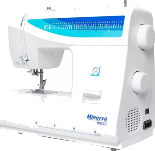 Minerva M832B Elektromekanisk Symaskin 85W Hvit Blå Minerva M832B Elektromekanisk Symaskin 85W Hvit Blå