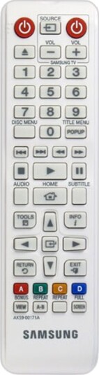 Samsung TM1241 Original Fjernkontroll (Hvit) Samsung TM1241 Original Fjernkontroll (Hvit)