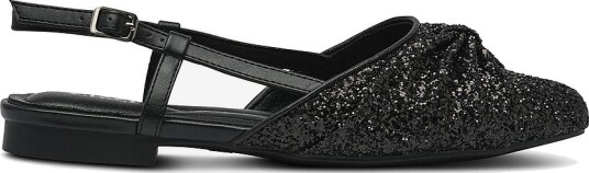 Zizzi Slingbackser fJessica Glimmer Slingback M Svart