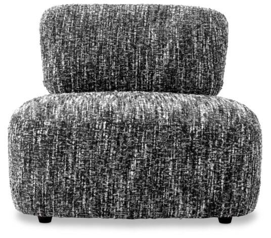 Leon Chair Bouclé Sonata Black