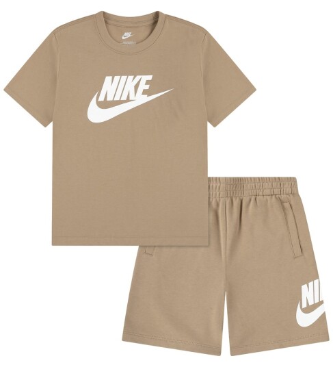 Nike Shorts Sett - T-skjorte/Shorts - Hamp - Nike - 4 år (104) - Shorts - Brun