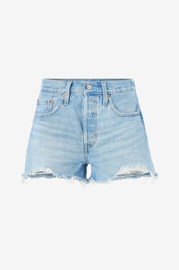 Levi's Jeansshorts 501 High Rise Shorts Blå Levi's Jeansshorts 501 High Rise Shorts Blå