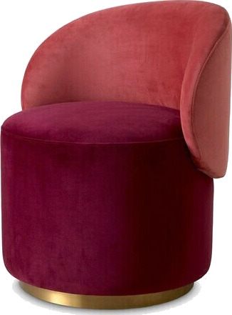 Greer spisestol savona bordeaux velvet