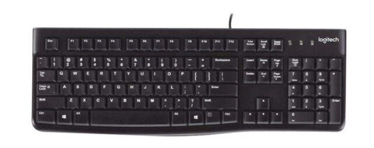 Logitech K120 Corded Keyboard - BEL - Tastatur - Belgisk - Svart
