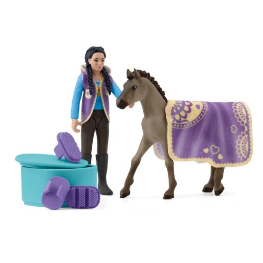 Schleich Pocket Sett: Hesteskjønnhet med Kim