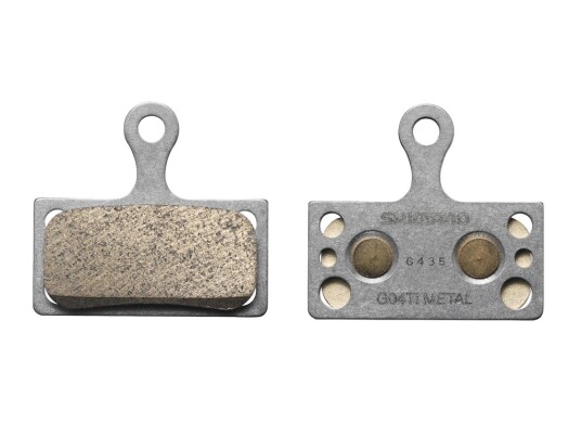 Shimano Brake Pads G04Ti-MXG04Ti-MX harpikskloss og fjær med splint Shimano Brake Pads G04Ti-MXG04Ti-MX harpikskloss og fjær med splint