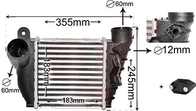 Intercooler VAN WEZEL 58004200