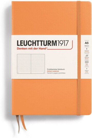 Leuchtturm1917 Notebook Dotted A5 Softcover Apricot