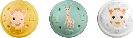 VULLI Sophie la Girafe® 5 sanser hørsel - Musikkballer / naturgummi VULLI Sophie la Girafe® 5 sanser hørsel - Musikkballer / naturgummi