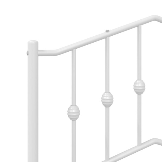  Sengegavl i metall hvit 120 cm 8721012211780