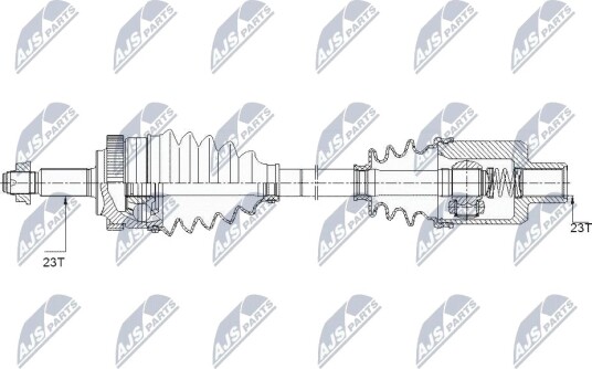Nty Drivaksel NTY NPW RE 151 Nty Drivaksel NTY NPW RE 151
