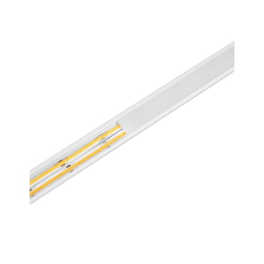 Aluminiumsprofil for LED stripe AGGE Wide Recessed innfelt Hvit 100 cm Aluminiumsprofil for LED stripe AGGE Wide Recessed innfelt Hvit 100 cm