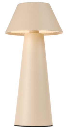 MAX Oppladbar Bordlampe – LED – IP44 – Khaki – 2700K