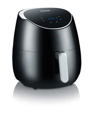 Severin Airfryer XXL Digital 5L 2000W Varmluftsfrityrkoker Med Timer Severin Airfryer XXL Digital 5L 2000W Varmluftsfrityrkoker Med Timer