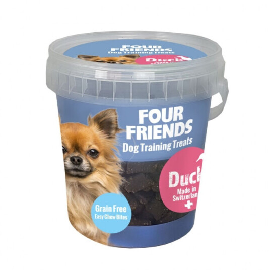 FourFriends Hundetreningsgodbiter med And 400 g - Kornfrie Naturlige Snacks FourFriends Hundetreningsgodbiter med And 400 g - Kornfrie Naturlige Snacks