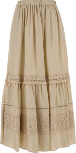 Weekend Max Mara Dame Skjørt Beige XS,