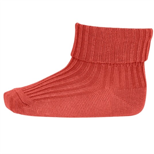 MP 533 Cotton Rib Baby Socks 831 Canyon Rose 15-16