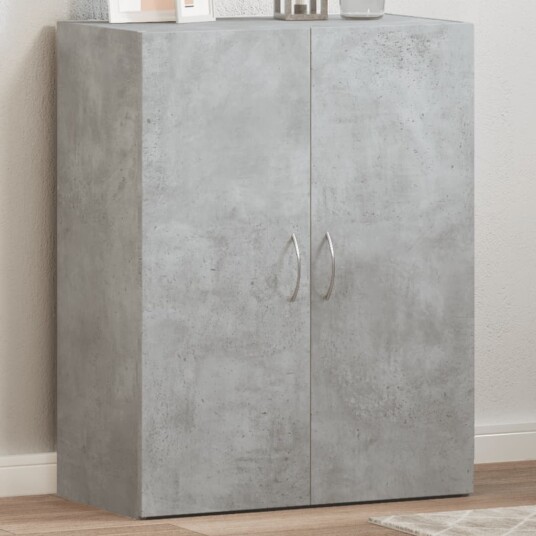 Veggskap betonggrå 60x32x77,5 cm konstruert tre