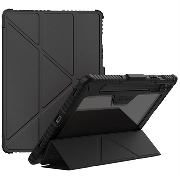 Samsung Galaxy Tab S10 FE Nillkin Bumper Smart Folio-etui Svart Samsung Galaxy Tab S10 FE Nillkin Bumper Smart Folio-etui Svart