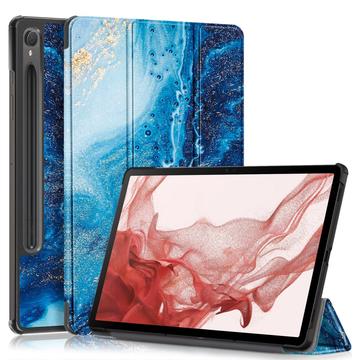 Samsung Galaxy Tab S9 Tri Fold Series Smart Folio etui Sjøbølge