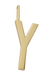 Design Letters Archetype Charm 16 mm Gold A-Z Y