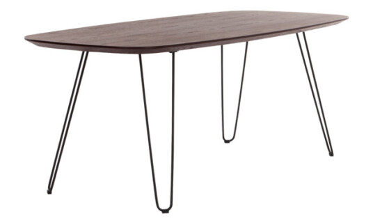 Jotex BLEVIO spisebord 90x200 cm Mrk brun 1695153-01-0 1626167-03-0