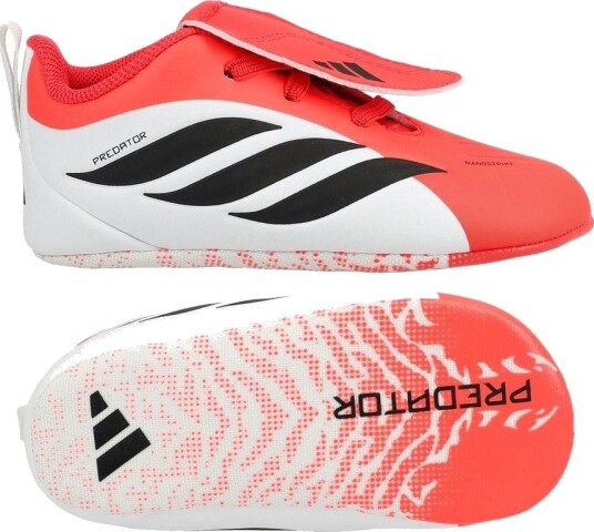 adidas Predator Crib IN Born For Goals   Lucid Red/Svart/Fottøy Hvit Barn   Innendørs (IC) størrelse 20