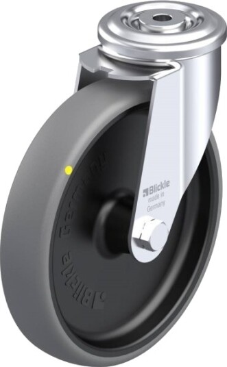 Blickle 849907 Ler-Tpa 200G-Els Hjul - Hjuldiameter 200 Mm - Bæreevne (Maks.) 160 Kg - 1 Stk