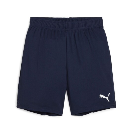 Puma teamGOAL Shorts, fotballshorts, junior Navy-White