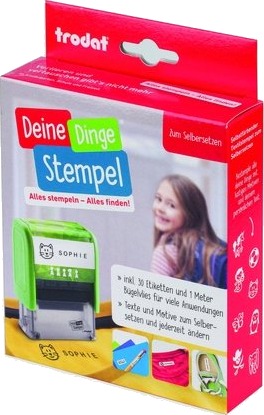 Trodat 150529 Rektangulær Gummi Grønn Papir Tekstil Barn Og Voksne 43,5 G