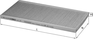 Kupefilter MAHLE LA 21 Kupefilter MAHLE LA 21