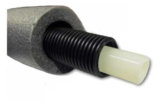 Høiax Rør-i-Rør m/ Isolering - 50 Meter Kveil 22mm