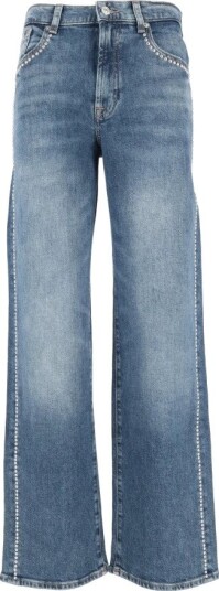 7 For All Mankind Dame Jeans Blå W27,